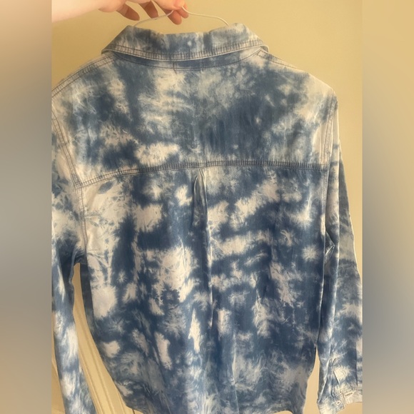 Acid-Wash Denim Button Down - Picture 2 of 3